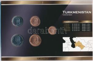 Türkmenisztán 1993. 1t-50t (5xklf) forgalmi sor szettben, papírtokban T:1,1-
Turkmenistan 1993. 1 T...