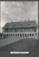 Eger, Egervár, látképek, épületek, 7 db fotó, több kartonra kasírozva, feliratozva, 18x12 és 23x17 c...