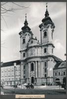 Eger, Egervár, látképek, épületek, 7 db fotó, több kartonra kasírozva, feliratozva, 18x12 és 23x17 c...