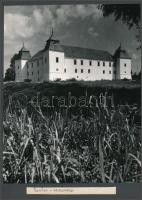 Eger, Egervár, látképek, épületek, 7 db fotó, több kartonra kasírozva, feliratozva, 18x12 és 23x17 c...