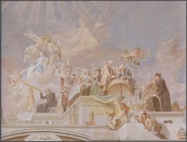 Eger, Egervár, látképek, épületek, 7 db fotó, több kartonra kasírozva, feliratozva, 18x12 és 23x17 c...