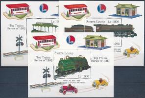 Stamp Exhibition Genova, model trains block set, Bélyegkiállítás GENOVA, modell vonatok blokksor