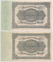 Németország / Weimari Köztársaság 1922. 50.000M (5x) alapnyomat nélküli T:III
Germany / Weimar Repu...