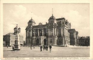 Zagreb, Hrv. Nar. Kazaliste / Croatian national theatre