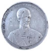 Ausztria 1848. I. Ferenc József Ausztria császára / A mennyei áldás legyen vele ón emlékérem (41mm/22,5g) T:2- ph., oxidáció / Austria 1848. Franz Joseph I. Kasier v. Oeseterreich / Des Himmels seegen sei mit Ihm Sn commemorative medallion (41mm/22,5g) C:VF edge error, corrosion