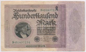 Németország / Weimari Köztársaság 1923. 100.000M (5x) T:III
Germany / Weimar Republic 1923. 100.000...