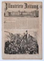 1870 Lipcse(Leipzig), Az Illustrirte Zeitung 3 db száma egybefűzve