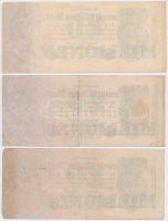 Németország / Weimari Köztársaság 1923. 20.000.000M (3x) 6 jegyű sorszámmal T:III
Germany / Weimar ...