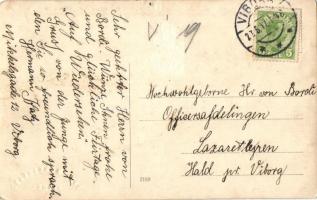 1917 Viborg, Lazaretlejren ved Hald Ege, Ankomsten af Officerer / Első világháborús K.u.K. hadifogol...