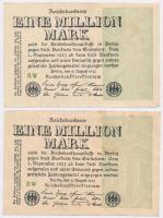 Németország / Weimari Köztársaság 1923. 1.000.000M (5x) T:II-,III
Germany / Weimar Republic 1923. 1...