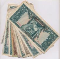 20db-os vegyes pengő és adópengő bankjegy tétel T:III,III-