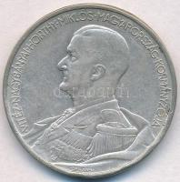 1939. 5P Ag &quot;Horthy balra&quot; (24,86g) T:2- ph., peremen oxidáció, erősen kopott perem