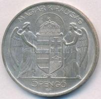 1939. 5P Ag "Horthy balra" T:2 kis ph