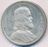 1938. 5P Ag "Szent István" T:2 ph., peremen oxidáció Adamo P8.1