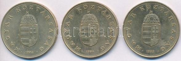 1994-1996. 100Ft Cu-Ni (3xklf) T:2 apró ph