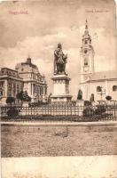 Nagyvárad, Oradea; Szent László tér és szobor / square and statue (EK)