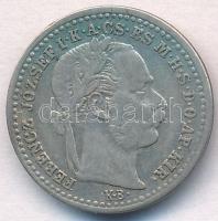 1870KB 10kr Ag "Váltó Pénz" T:2-,3 kis patina