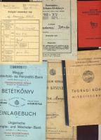 18 db igazolvány és bizonyítvány