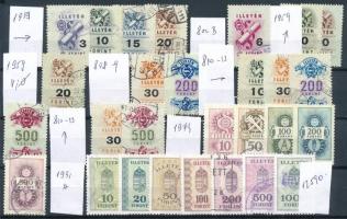 1945-1991 Kb. 105 db bélyeg berakólapon (12.590)