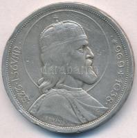 1938. 5P Ag "Szent István" T:2- ph., karc