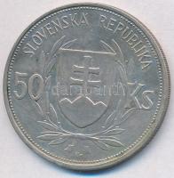 Szlovákia 1944. 50K Ag "Függetlenség 5. évfordulója" T:2,2-
Slovakia 1944. 50 Korun Ag &q...