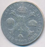 Olasz Államok / Milánó 1796M Tallér Ag "II. Ferenc" (29g) T:2-,3 sérült, kopott perem 
It...