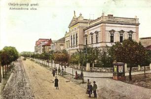 Eszék, Osijek, Esseg; Aleksandrova ulica / utca / street