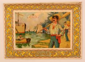 cca 1910 Az Adria biztosítótársaság dekoratív litografált borítékja  / Nice litho envelope of the Adria insurance Co.  20x15 cm