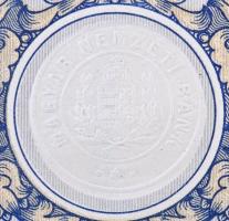 Budapest 1924. "Magyar Nemzeti Bank" részvény 100K-ról, szelvények nélkül, szárazpecséttel...