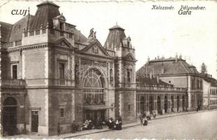 Kolozsvár, Cluj; vasútállomás / Gara / railway station  (EK)