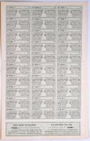 Budapest 1889. "Varasd-Golubveczi Helyi Érdekű Vasút Részvénytársaság" részvénye 200Ft-ról...