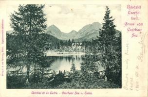 Tátra, Csorba-tó / lake, Verlag von A. von Palocsay