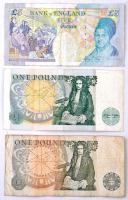 Nagy-Britannia 1978-1980. 1Ł Szign.: J. B. Page + 1981-1984. 1Ł Szign.: D. H. F. Somerset + 2002. 5Ł...