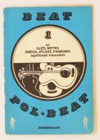 1968 Beat Pol-Beat szövegkönyv. Az Illés, Omega, Atlasz, Pannónia együttesek műsorából. 1. sz. füzet, gitárkottával.