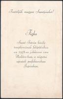 1938 Téglajegy Japánban építendő katolikus templom javára / Brick ticket for Japanese catholic templ...