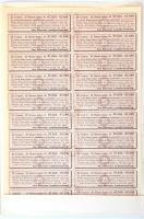 Ausztria / Bécs 1897. "Neue Bukowinaer Localbahn-Gesellschaft (Új Bukovinai Helyiérdekű Vasúttá...