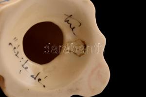 Drasche hölgy kézzel festett, jelzett, hibátlan, m:19 cm