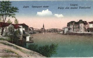 Lugos, Lugoj; Temes parti részlet / river bank