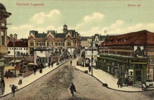 Lugos, Lugoj; Eötvös tér, üzletek / square, shops