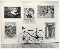 Andre Farkas, Kotroczó István: Kerékpárok, 2 db pecséttel jelezett fotó, 17x23 és 20x25 cm