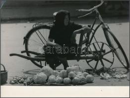 Andre Farkas, Kotroczó István: Kerékpárok, 2 db pecséttel jelezett fotó, 17x23 és 20x25 cm