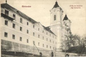 Máriaradna, Radna; Zárda és templom a régi tornyával / nunnery and church