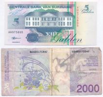 Vegyes: Belgium 1994-2001. 2000Fr + Suriname 1998. 5G + Svédország 1996-2003. 50Kr Szign.: Urban Bac...