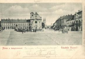 Vác, Fő tér a templommal