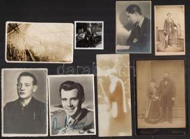 Kis vegyes papírrégiség és fotó tétel reklámokkal