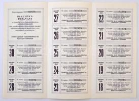 Csorvás 1927. "Csorvási Első Takarékpénztár Részvénytársaság" minta részvénye 100P-ről, &q...