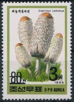 Gomba felülnyomott bélyeg, Mushroom overprinted stamp