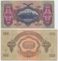 1930. 100P csillagos sorszám + 1944. 100P "A Vörös Hadsereg Parancsnoksága" mindkettőnél e...
