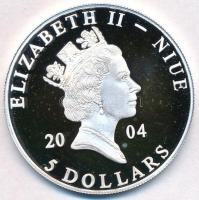 Niue 2004. 5$ Ag "Ázsia történelme - Mao Ce Tung és a hosszú menetelés" (19,28g/0.999) T:P...
