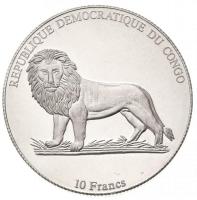 Kongói Demokratikus Köztársaság 2002-2003. 10Fr Cu-Ni (24xklf) "Történelmi Automobilok" so...